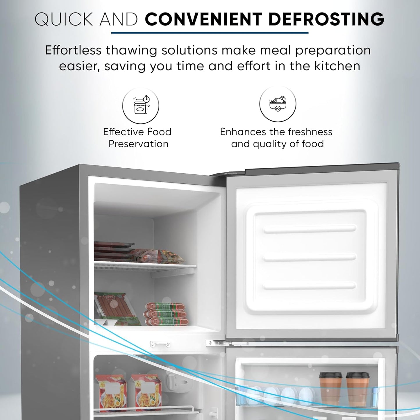 Nikai 190L Double Door Refrigerator, NRF190DN4S
