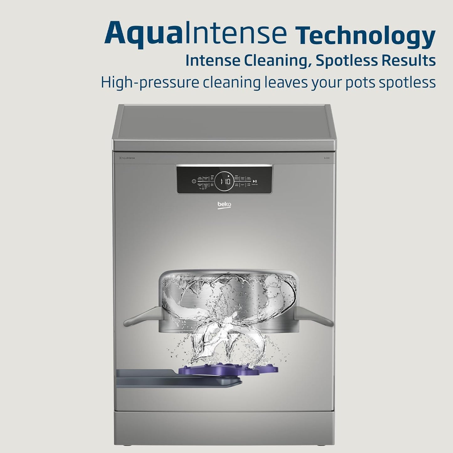 Beko 14 Place Free Standing Dishwasher, BDFN36422SQ