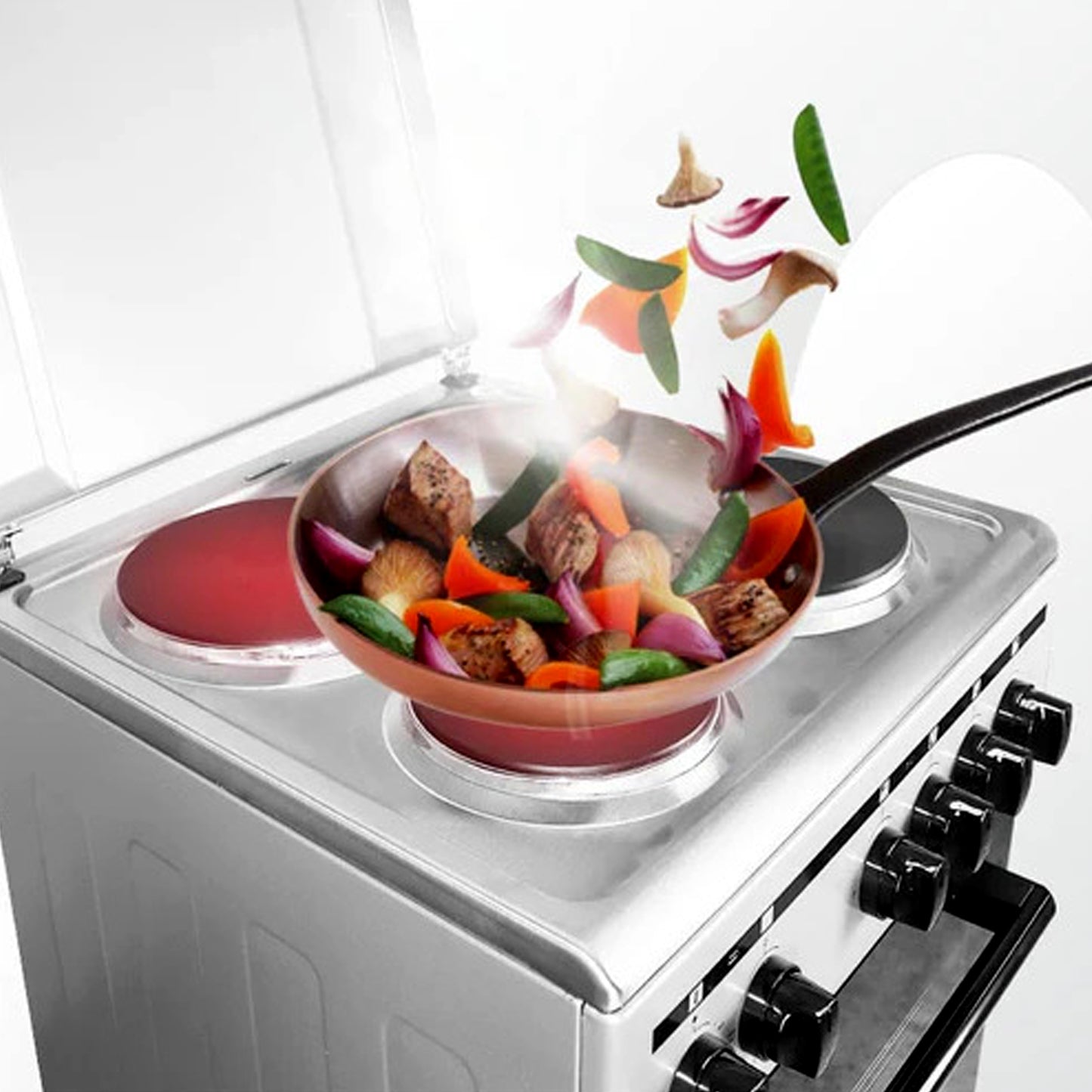 Nobel 50X50 Cm 4 Burner Electric Cooker, NGC5400-S