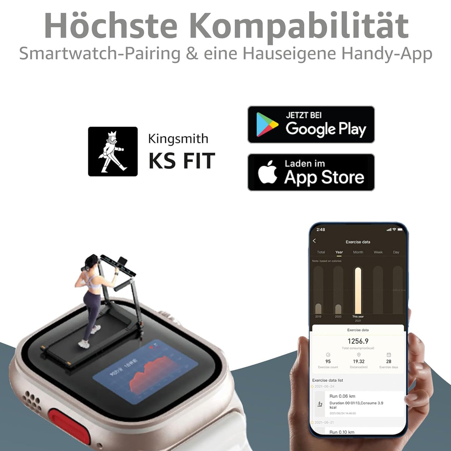 WalkingPad G1 Double Folding Treadmill for Home, TRG1F