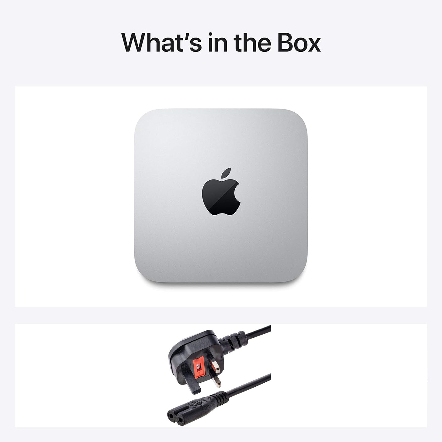 Mac Mini: Apple M1 chip with 8‑core CPU and 8‑core GPU, 16GB RAM and 512GB SSD