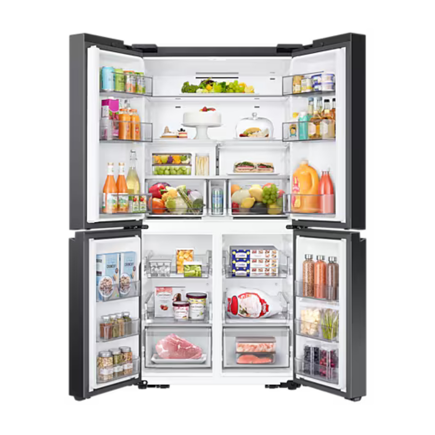 Samsung 602L Bespoke T Style French Door Refrigerator, RF65DG90BEB1