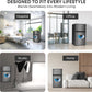 KROME 138L Double Door Refrigerator, KR-RF138DDSG