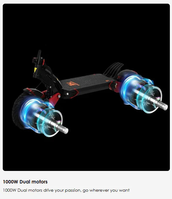 Kugoo Electric Scooter 1000W 60KM Range 60KM Speed, G1