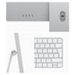 Apple iMac (24-inch, Apple M1 chip with 8‑core CPU and 8‑core GPU, 16GB RAM, 512GB) - Silver
