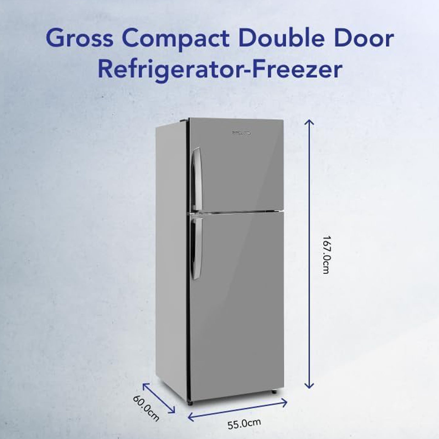 Super General 365L Inverter Double Door Refrigerator, SGR365IE