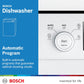 Bosch Series 4 12 Place Free Standing Dishwasher, SS50E92GC