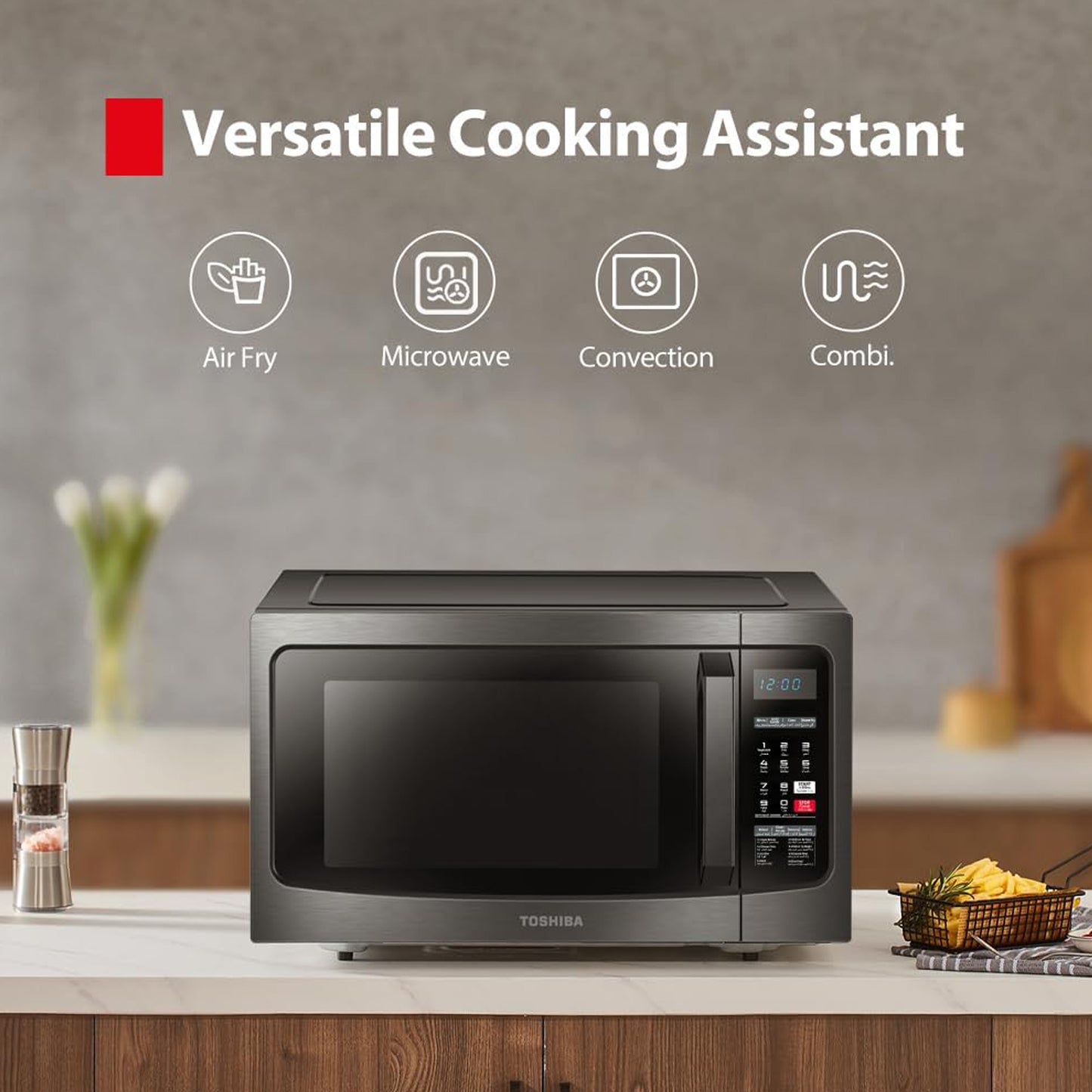 Toshiba 42L Solo Microwave Oven, ML-EC42S-BS