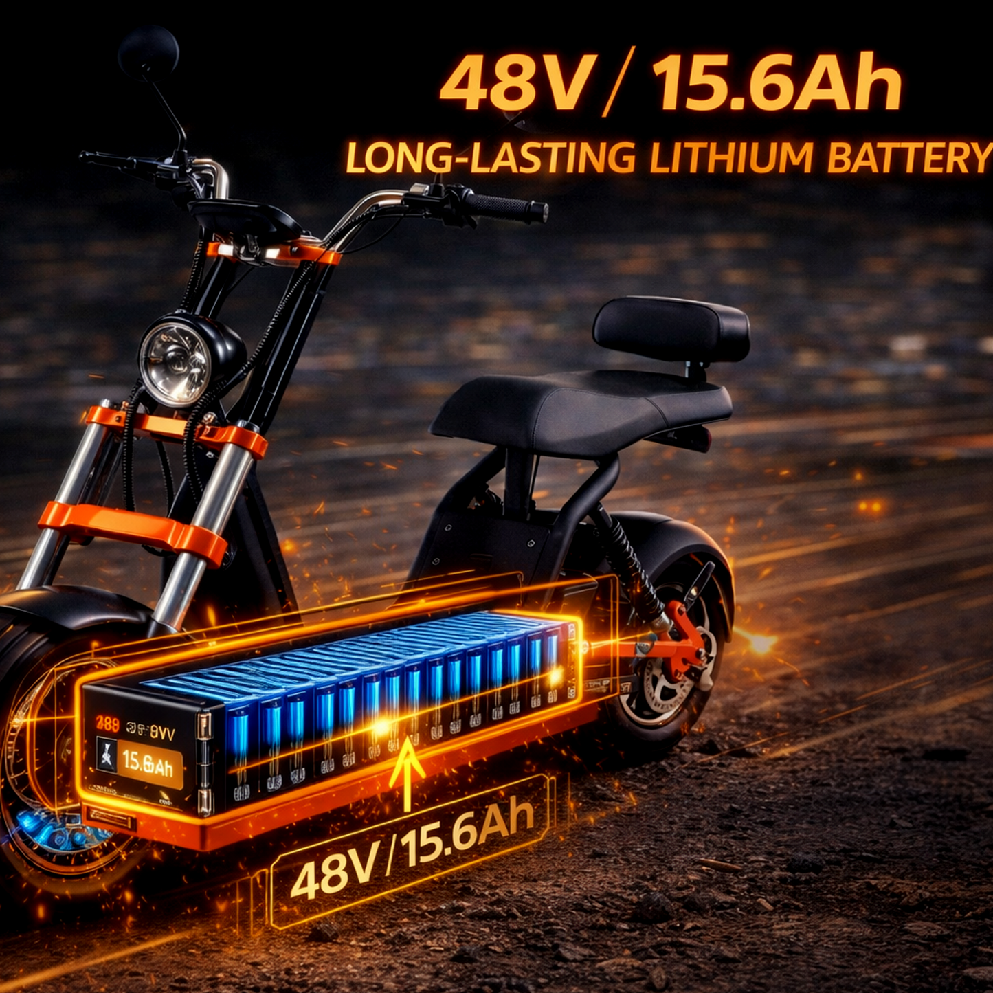 Kugoo Electric Scooter 1200W 40KM Range 50KM Speed, C2