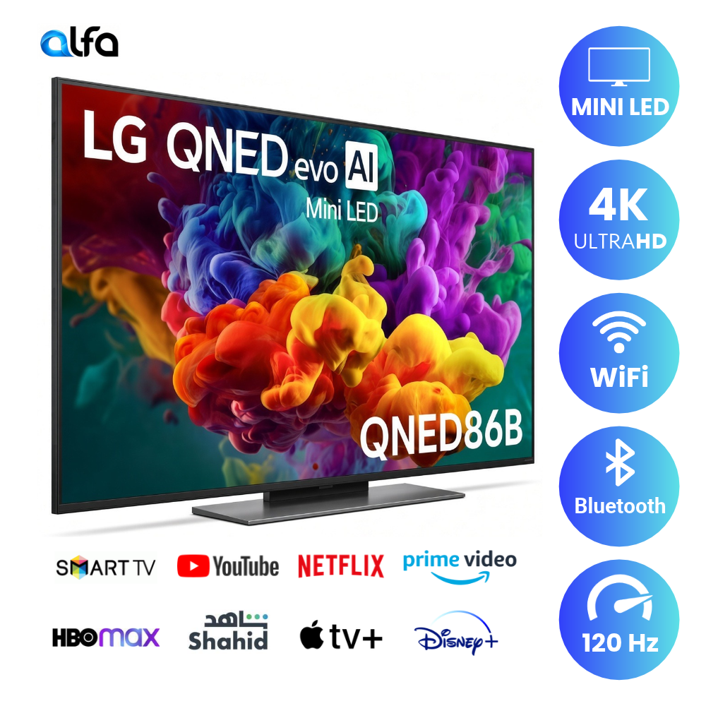 LG 55 inch Smart QNED Mini LED TV - 4K, 120Hz - 55QNED85B