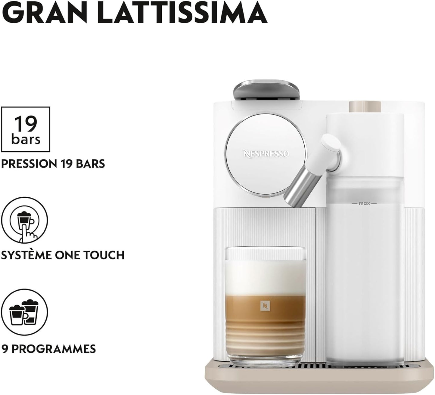 Nespresso Gran Lattissima De'Longhi Coffee Machine