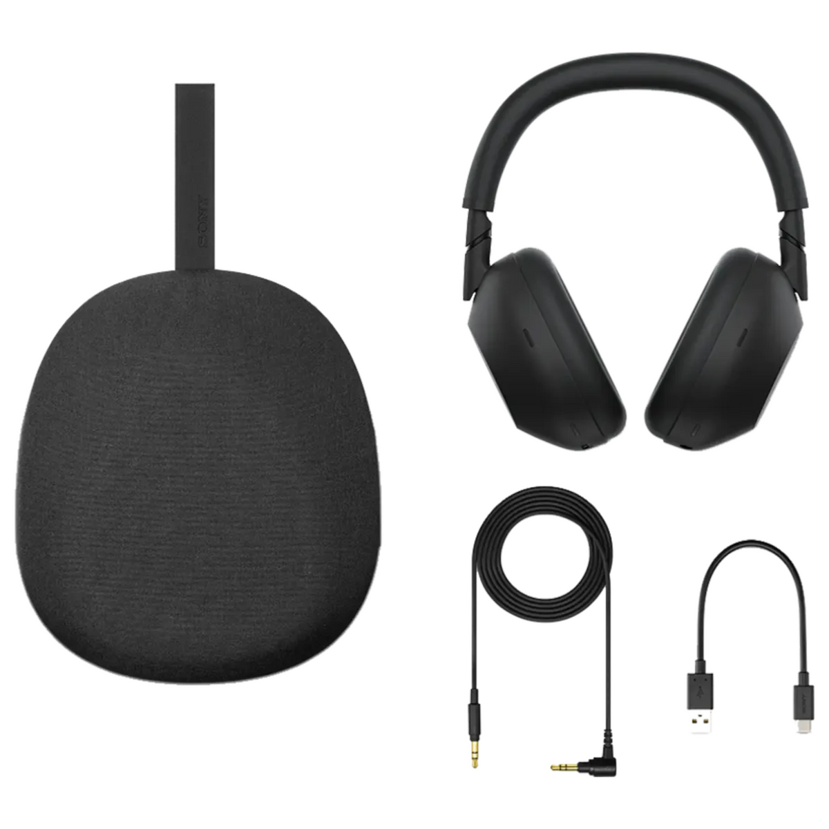 Sony Wireless Noise Cancelling Headphones, Black - WH-1000XM6