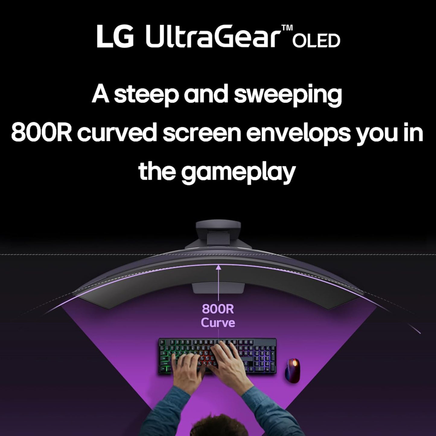 LG 45" Ultragear OLED Curved Gaming Monitor - 240Hz, 45GS95QE