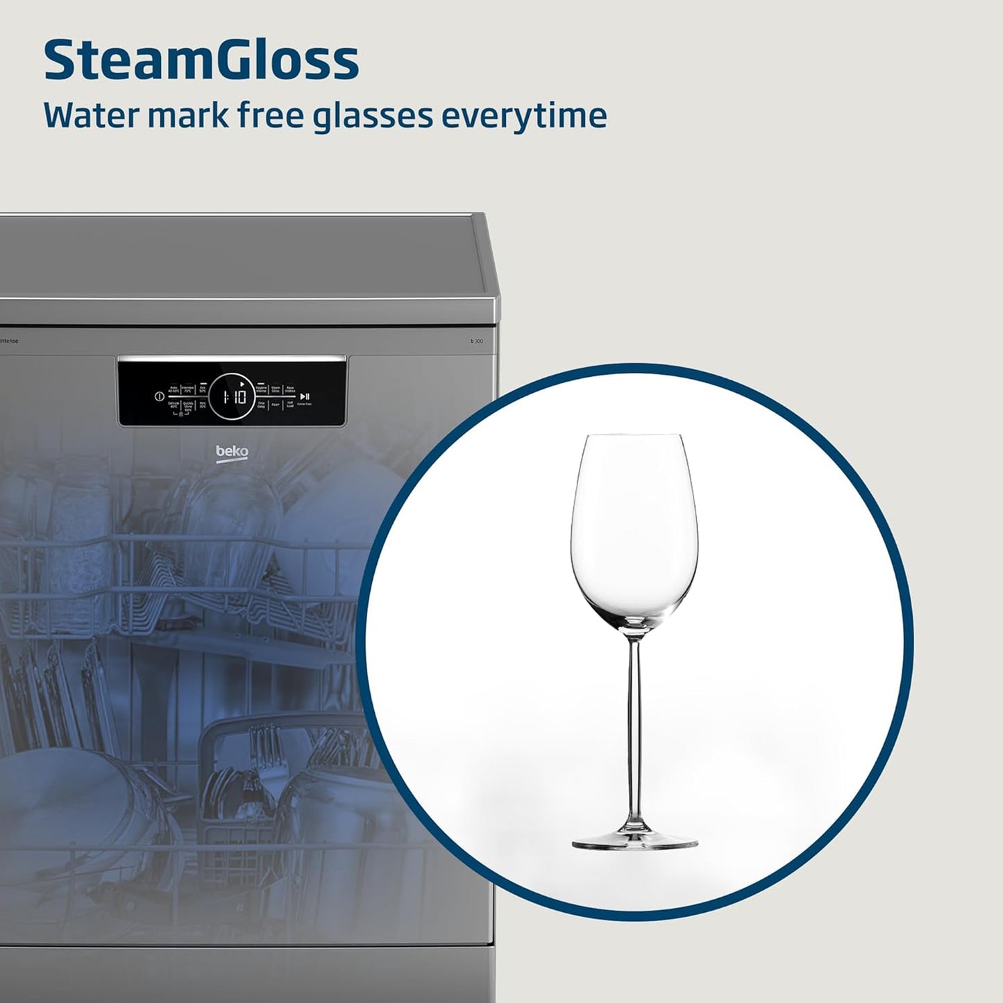 Beko 14 Place Free Standing Dishwasher, BDFN36422SQ