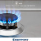 Westpoint 90X60 Cm 5 Burner Gas Cooker, WCLR-9650G0CIID