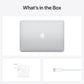 Apple MacBook Air (13-inch, Apple M1 chip with 8‑Core CPU and 7‑Core GPU, 8GB RAM, 256GB SSD) Silver, M1