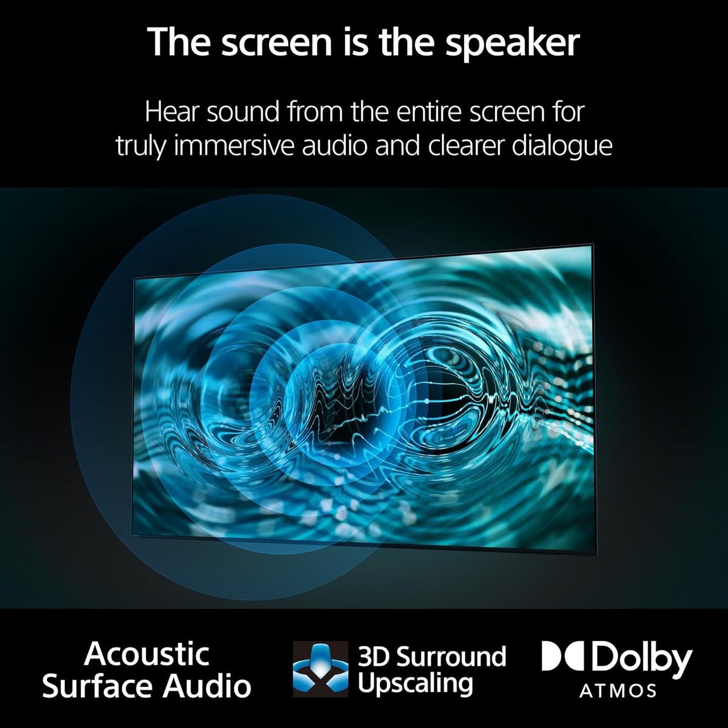 Sony 77 inch Android Smart OLED TV - 4K, 77A80J