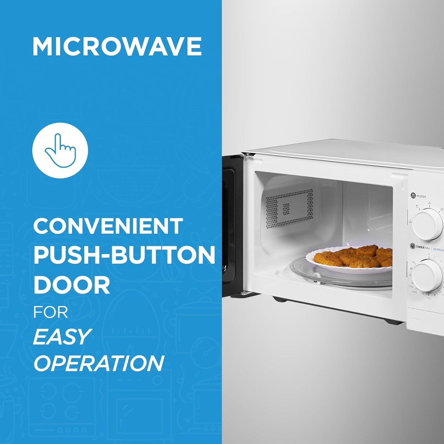 Midea 20 Liters Solo Microwave Oven, MO20MWH