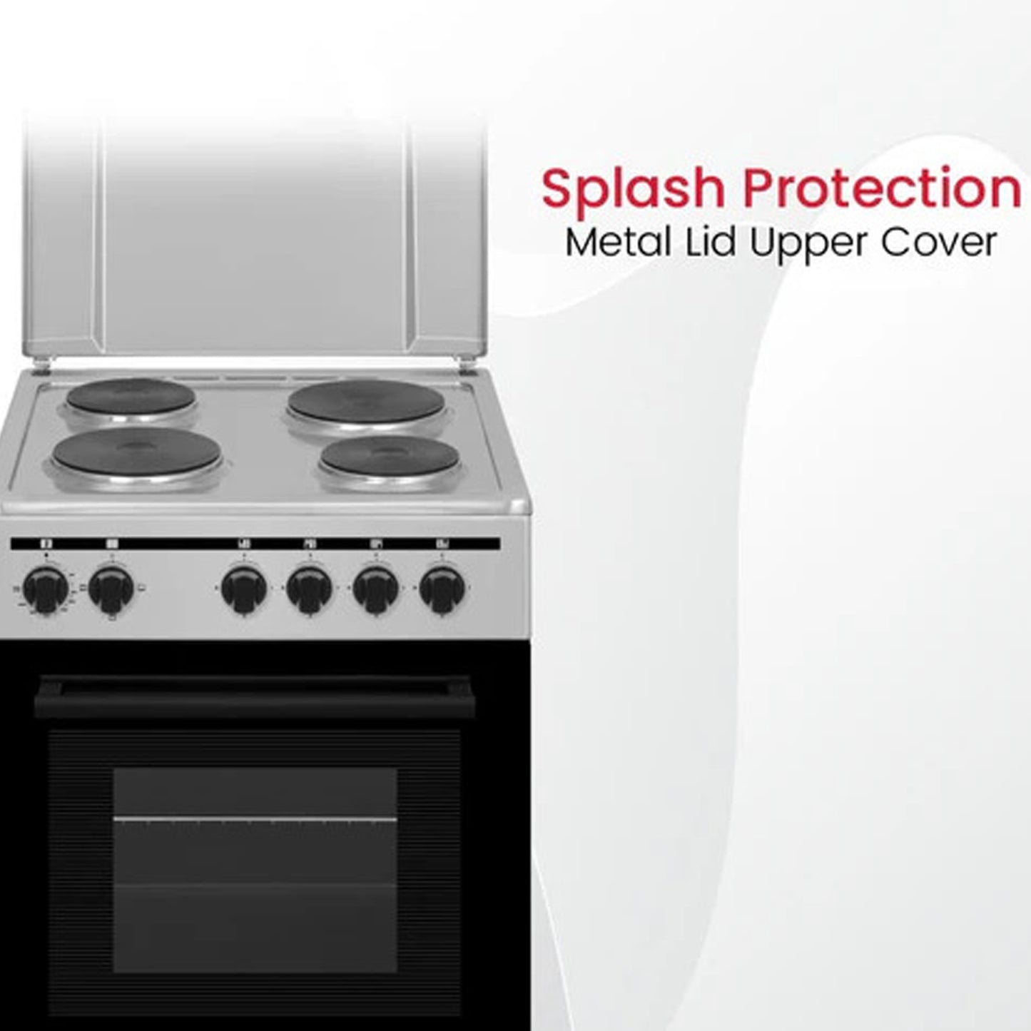 Nobel 50X50 Cm 4 Burner Electric Cooker, NGC5400-S