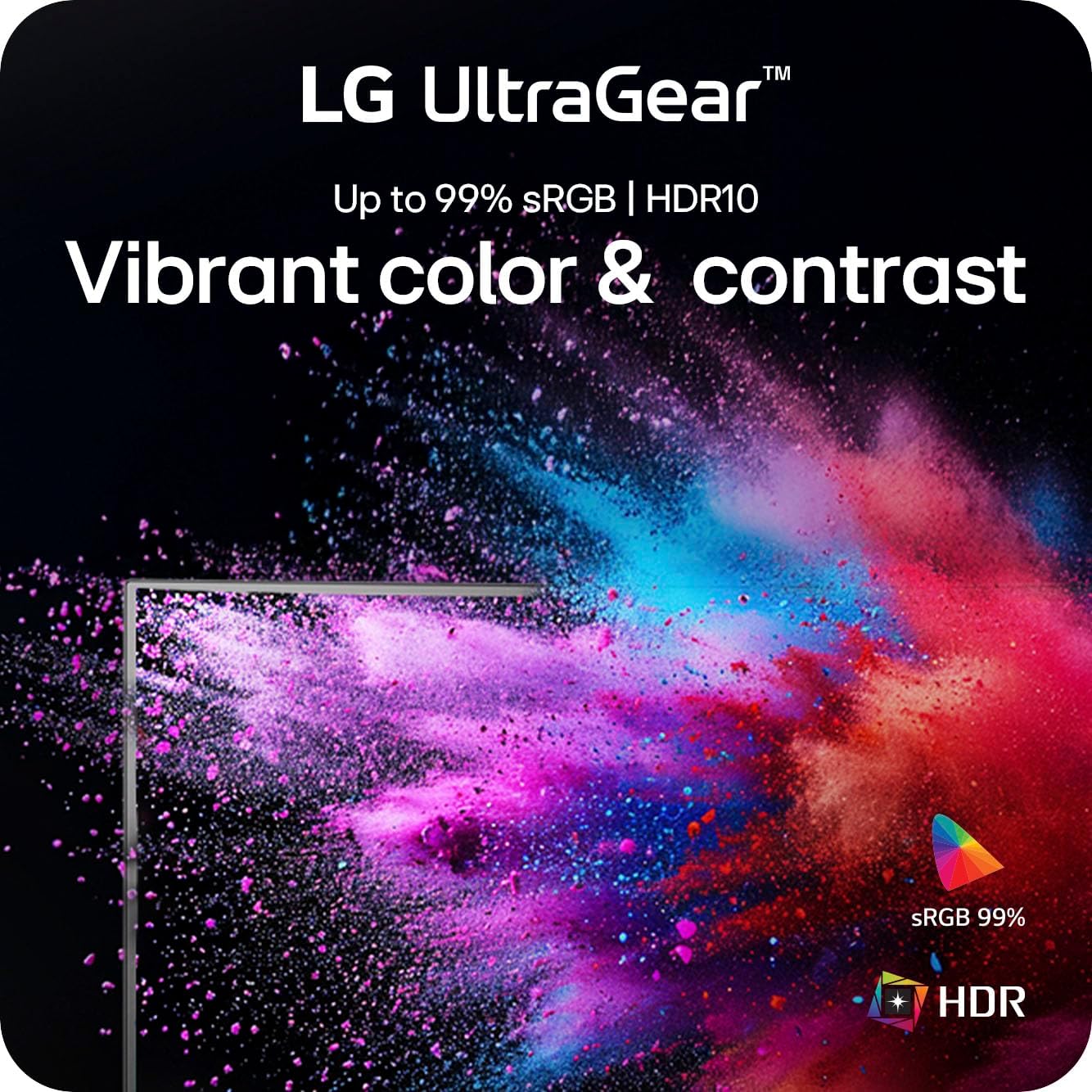 LG 34 inch Ultra Gear WQHD Curved Gaming Monitor, 34G600A-B