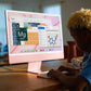Apple iMac (24-inch, Apple M1 chip with 8‑core CPU and 8‑core GPU, 16GB RAM, 512GB) - Silver