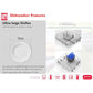 Sharp 12 Place Free Standing Dishwasher, QW-MB612-WH3
