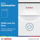 Bosch Series 4 12 Place Free Standing Dishwasher, SS50E92GC