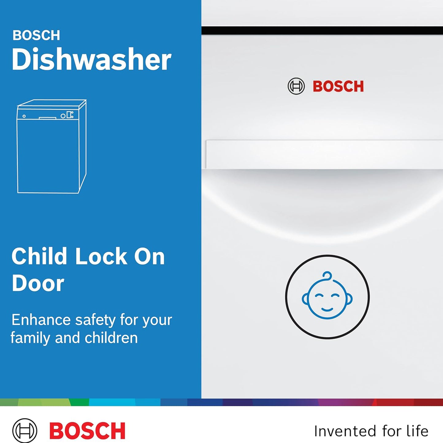 Bosch Series 4 12 Place Free Standing Dishwasher, SS50E92GC