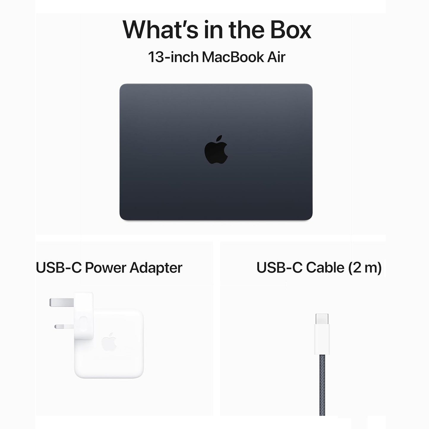 Apple MacBook Air (13-inch, Apple M3 chip, 8GB RAM, 256GB SSD) Blue, M3