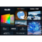 TCL 75 inch Smart QLED Mini LED TV - 4K - 144Hz, 75C835