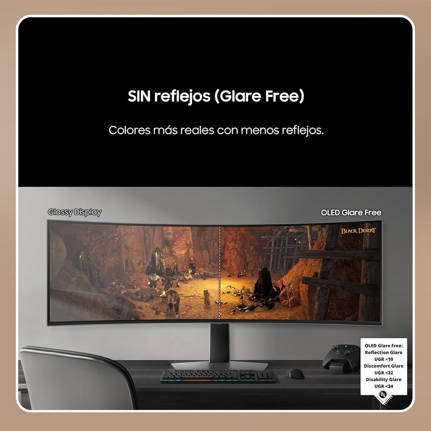 Samsung 49 inch Odyssey OLED G9 Curved Gaming Monitor - 240Hz, S49DG934SU