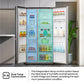 Hisense 869L Two Door Side by Side Refrigerator, RS3N668SMI3