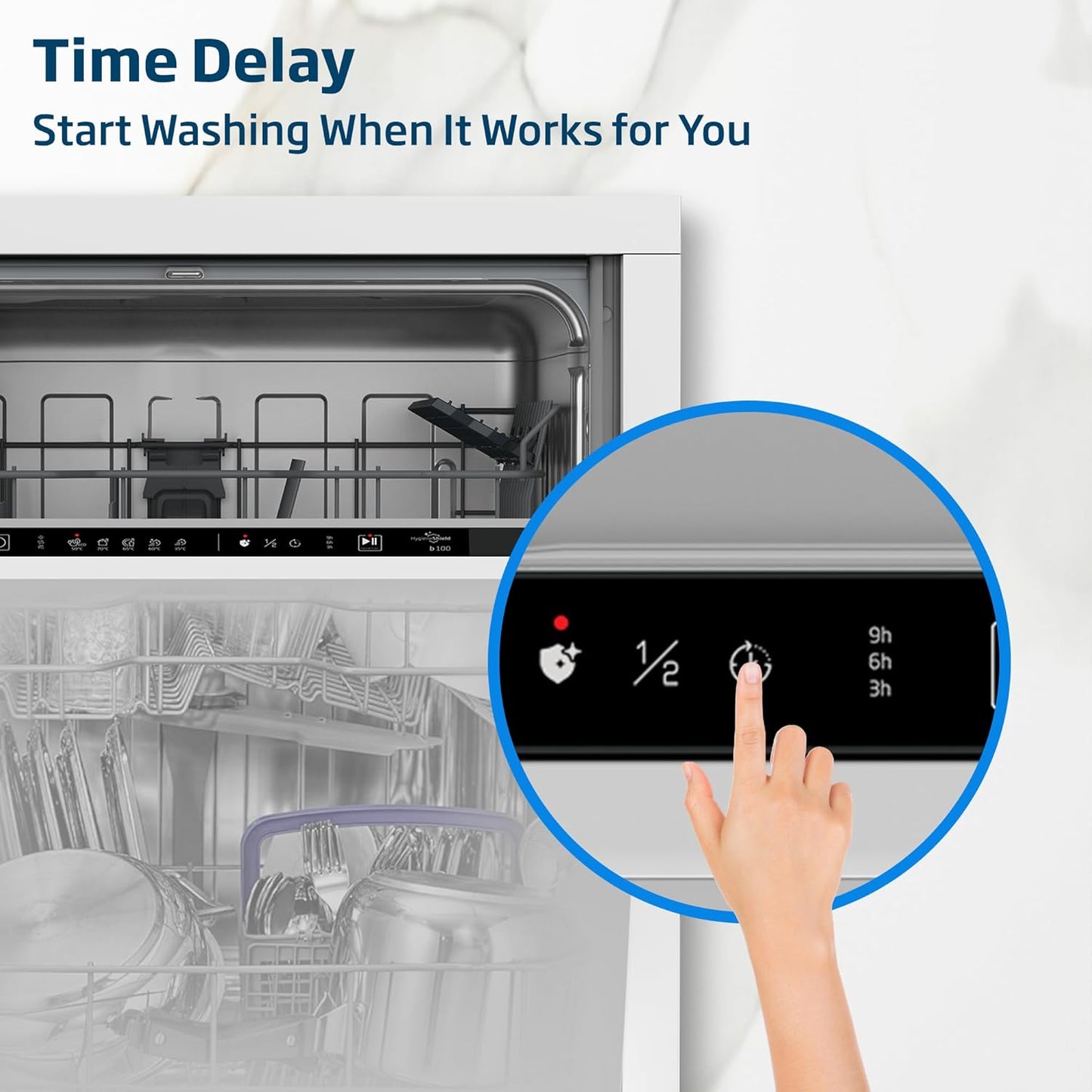 Beko 13 Place Fully Integrated Built-in Dishwasher, BDIN153E3