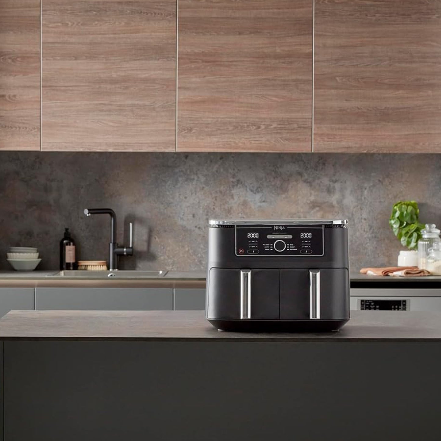Ninja 2 Drawers Foodi Dual Zone Air Fryer, AF400ME
