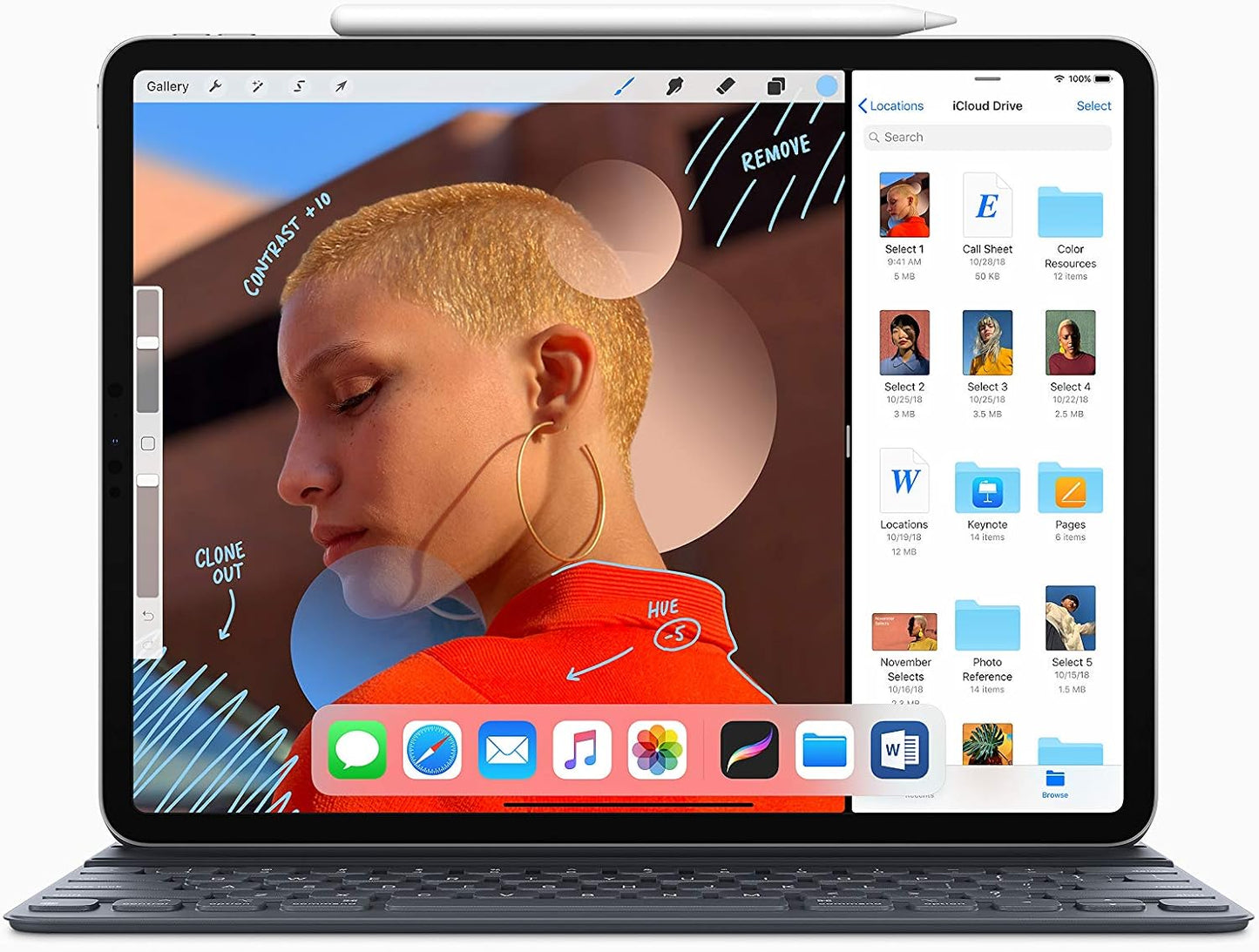 Apple iPad Pro (3rd Gen), 256GB - 12.9" Screen - Cellular, Silver - 30717