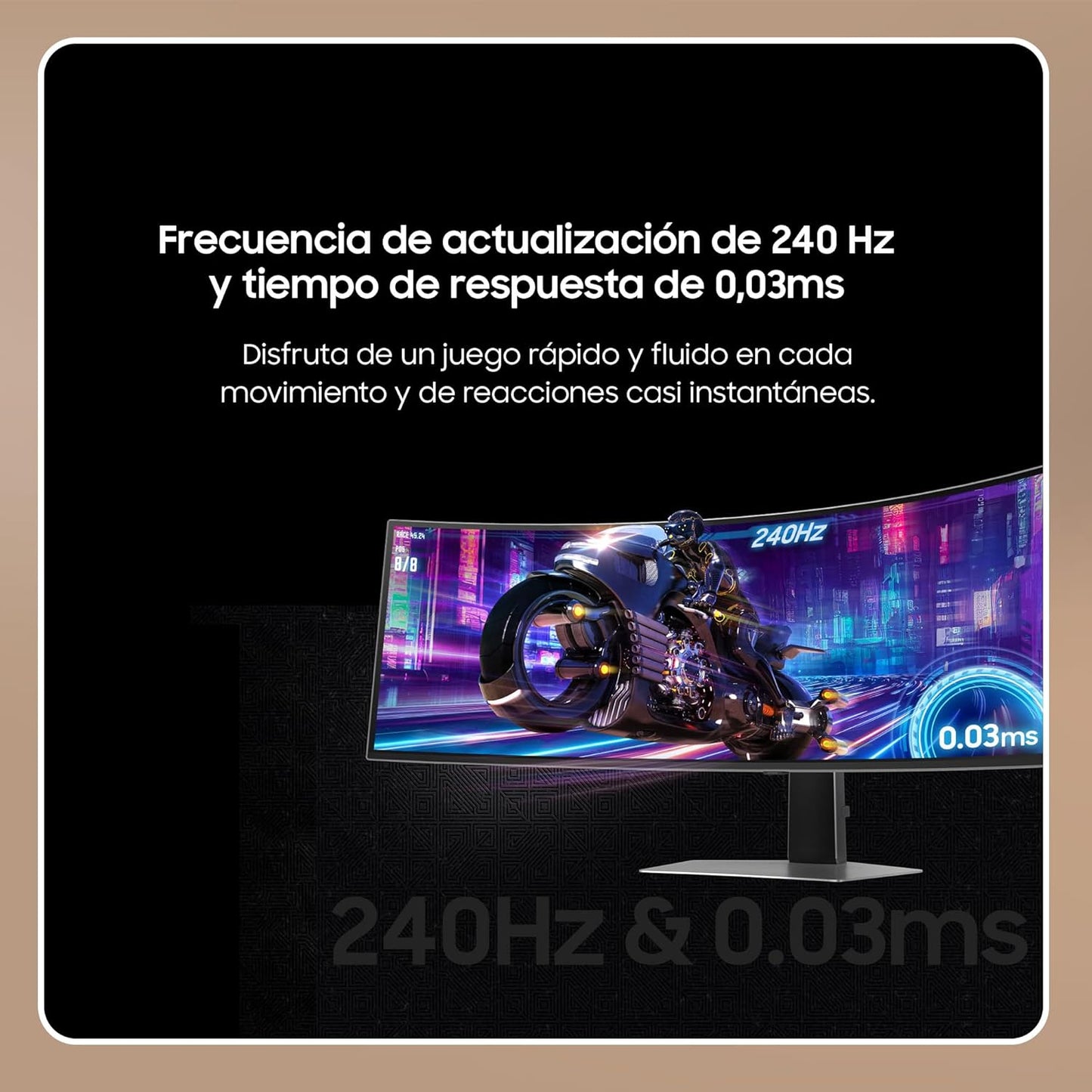 Samsung 49 inch Odyssey OLED G9 Curved Gaming Monitor - 240Hz, S49DG934SU