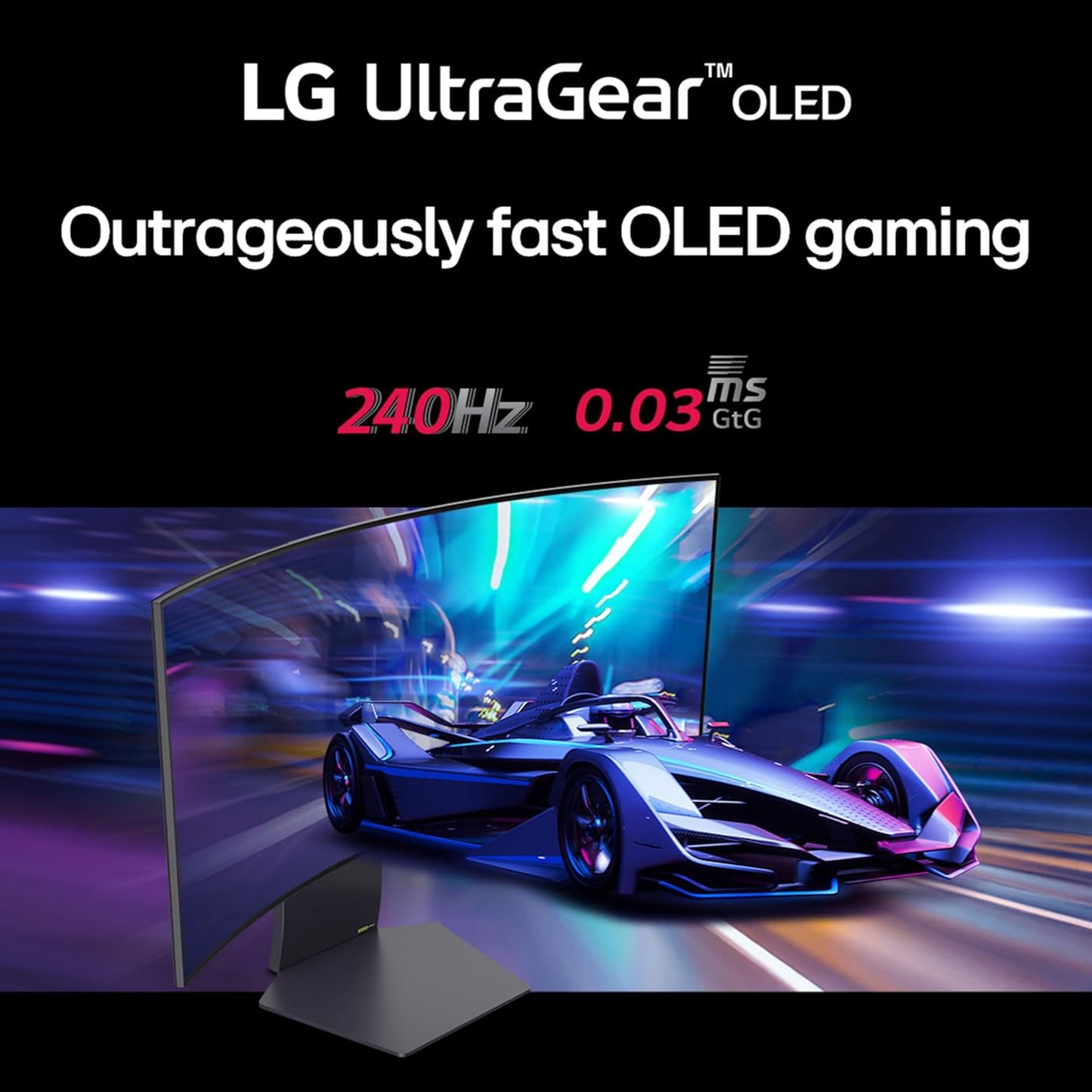 LG 45" Ultragear OLED Curved Gaming Monitor - 240Hz, 45GS95QE