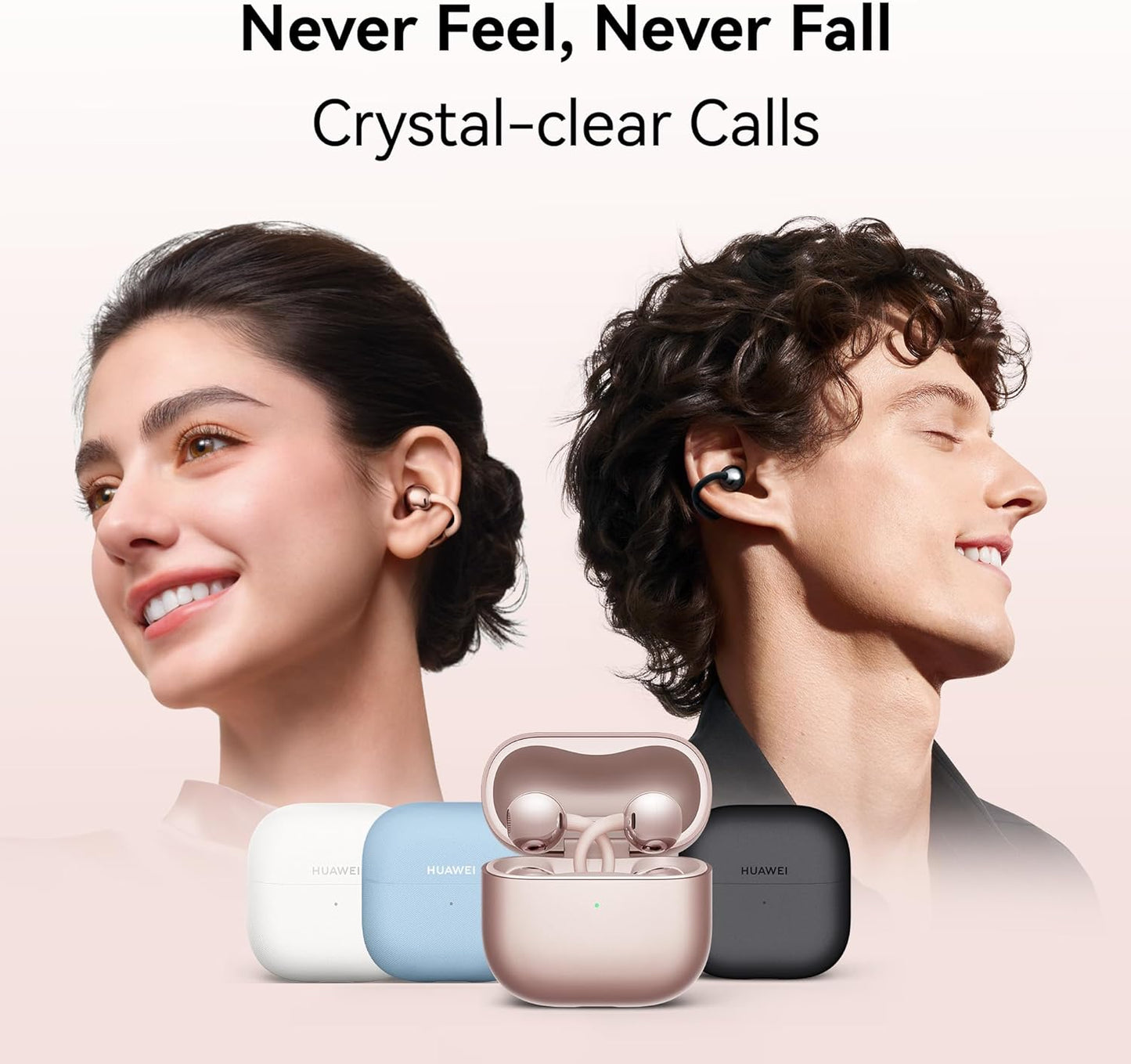 Huawei Free Clip Earbuds - Rose Gold