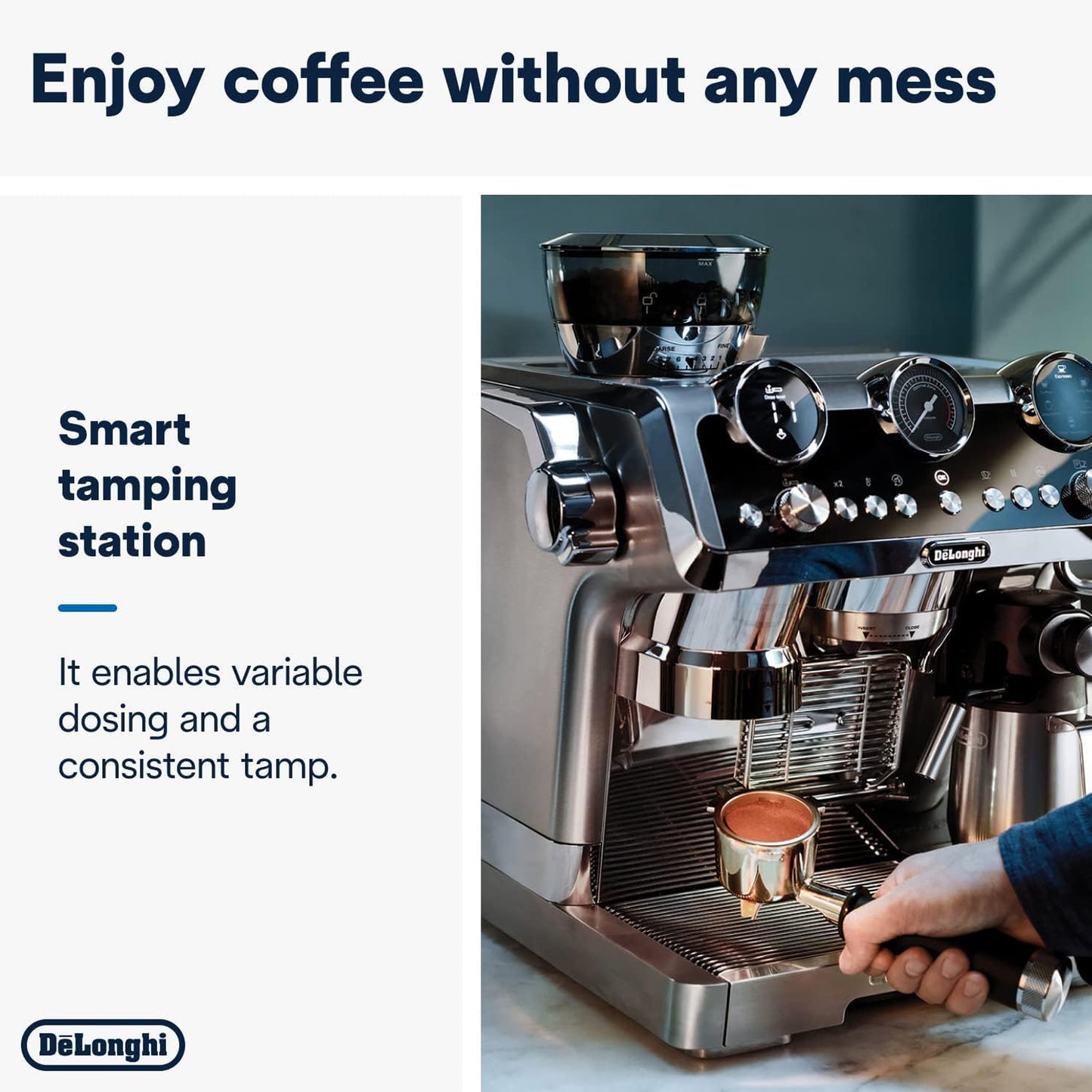 De'Longhi La Specialista Maestro Ultimate Cold Brew Manual Coffee Machine, EC9865.M