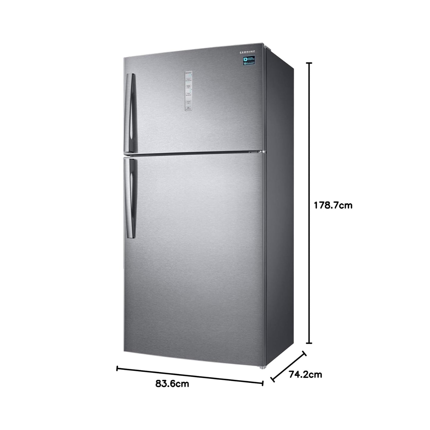 Samsung 810L Top Mount Refrigerator, RT58K7057SL