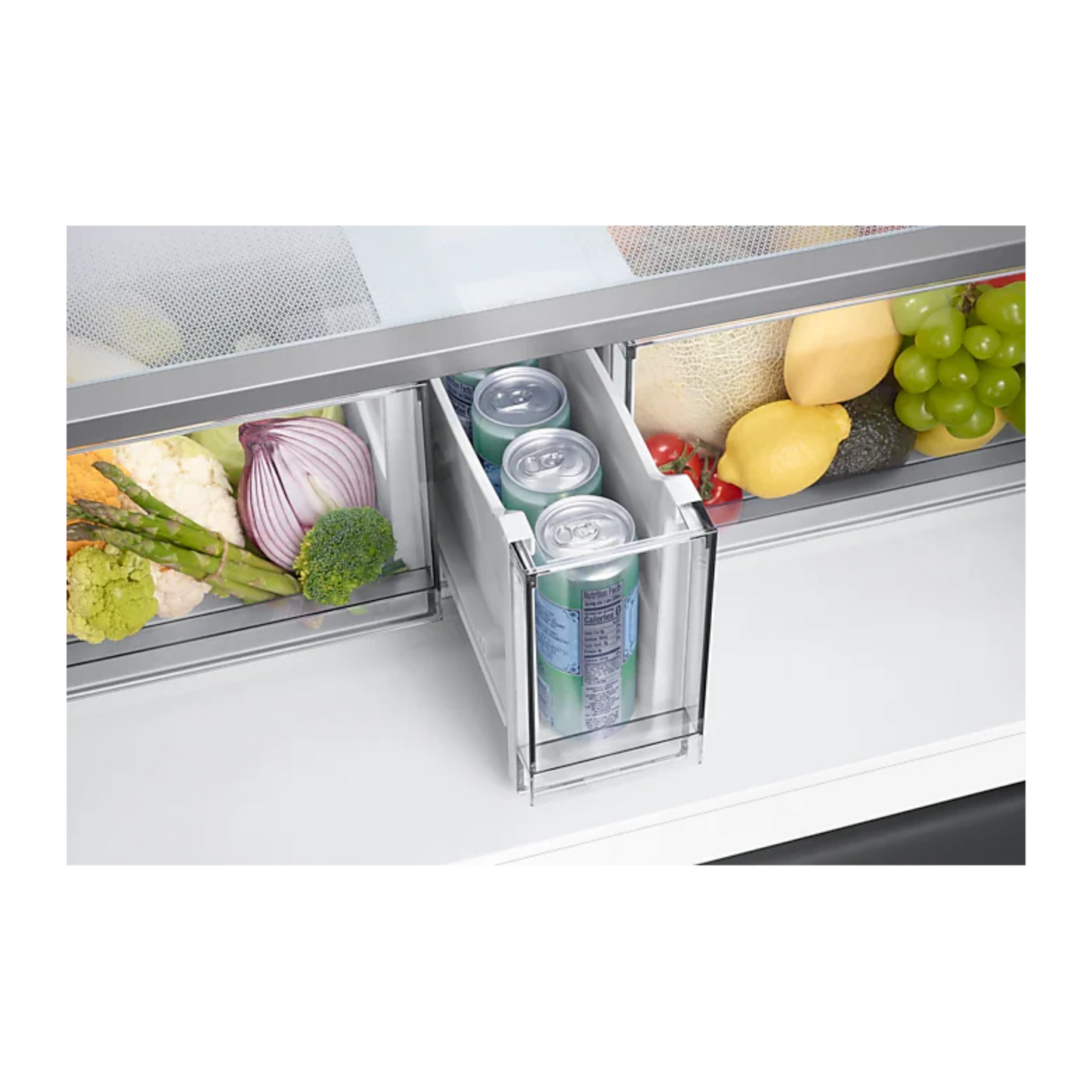 Samsung 602L Bespoke T Style French Door Refrigerator, RF65DG90BEB1