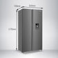 Super General 880L Side by Side Refrigerator, SGR880SBSE