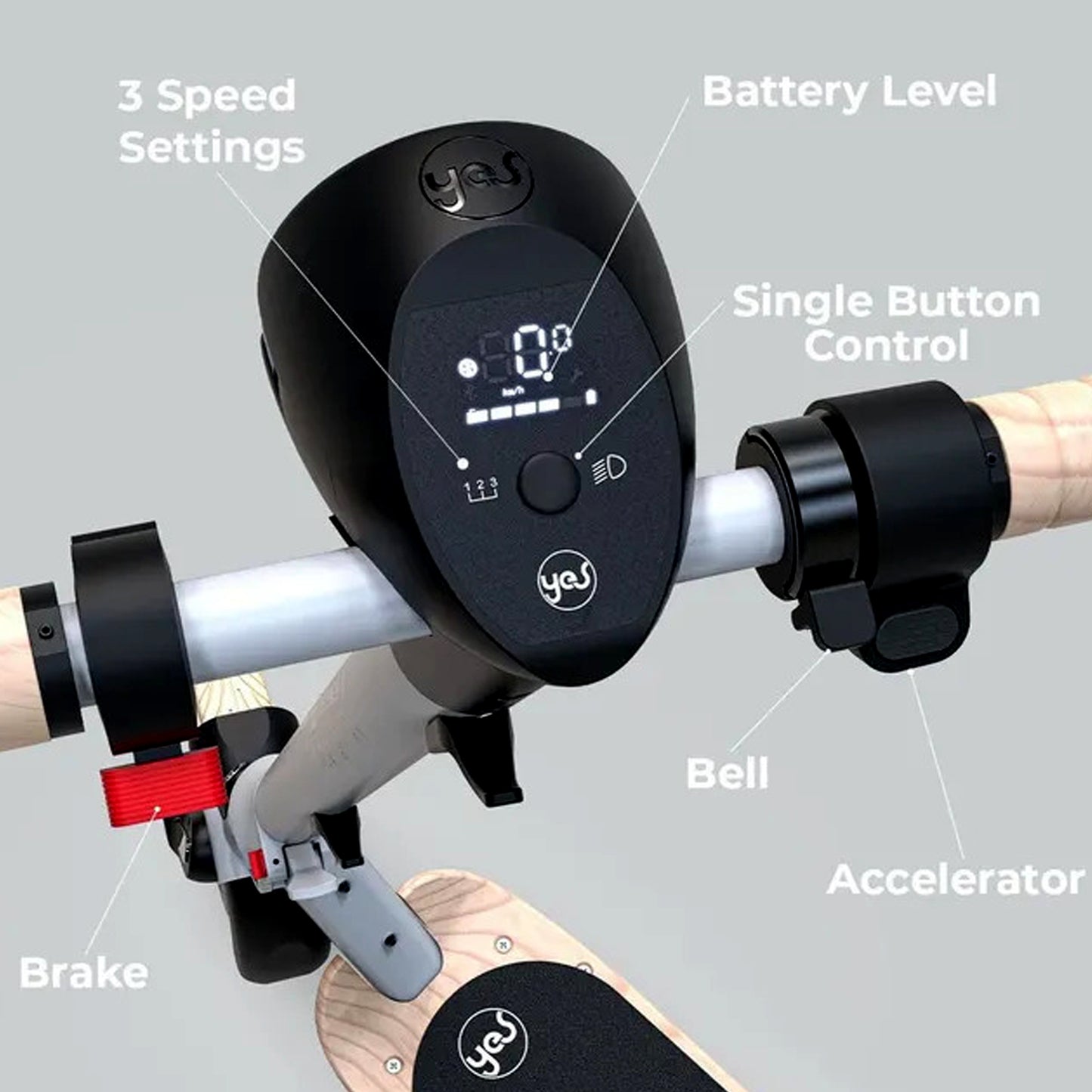 Yvolution Yes 350W Electric Kick Scooter