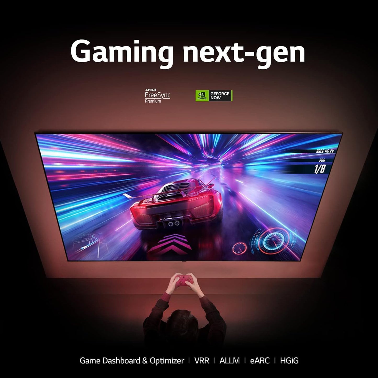 LG 65 inch Smart QNED TV - 4K, 65QNED7S