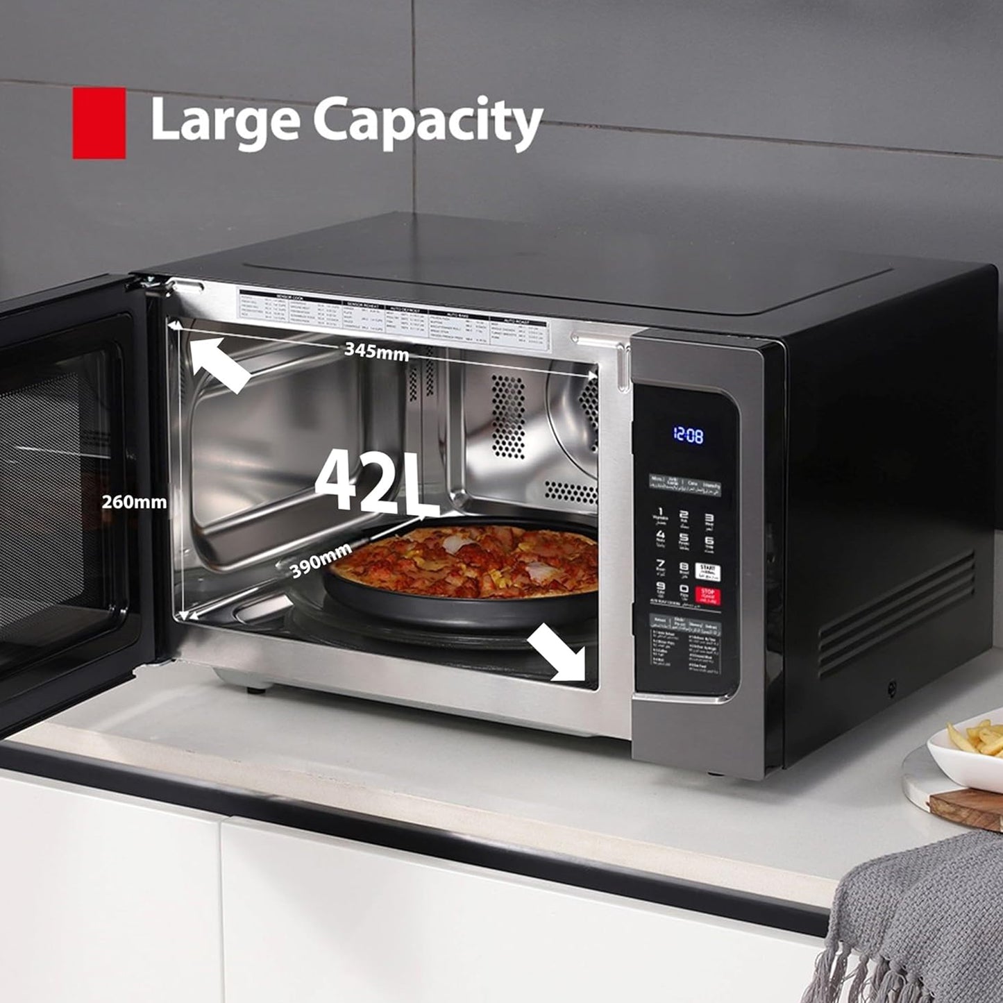 Toshiba 42L Solo Microwave Oven, ML-EC42S-BS