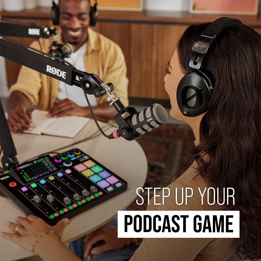 RØDE PodMic Broadcast-quality Dynamic Microphone with Integrated Swing Mount