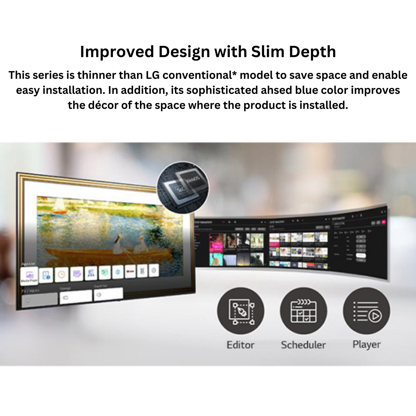 LG 65 inch Digital Signage Display - 4K, 65UR640S