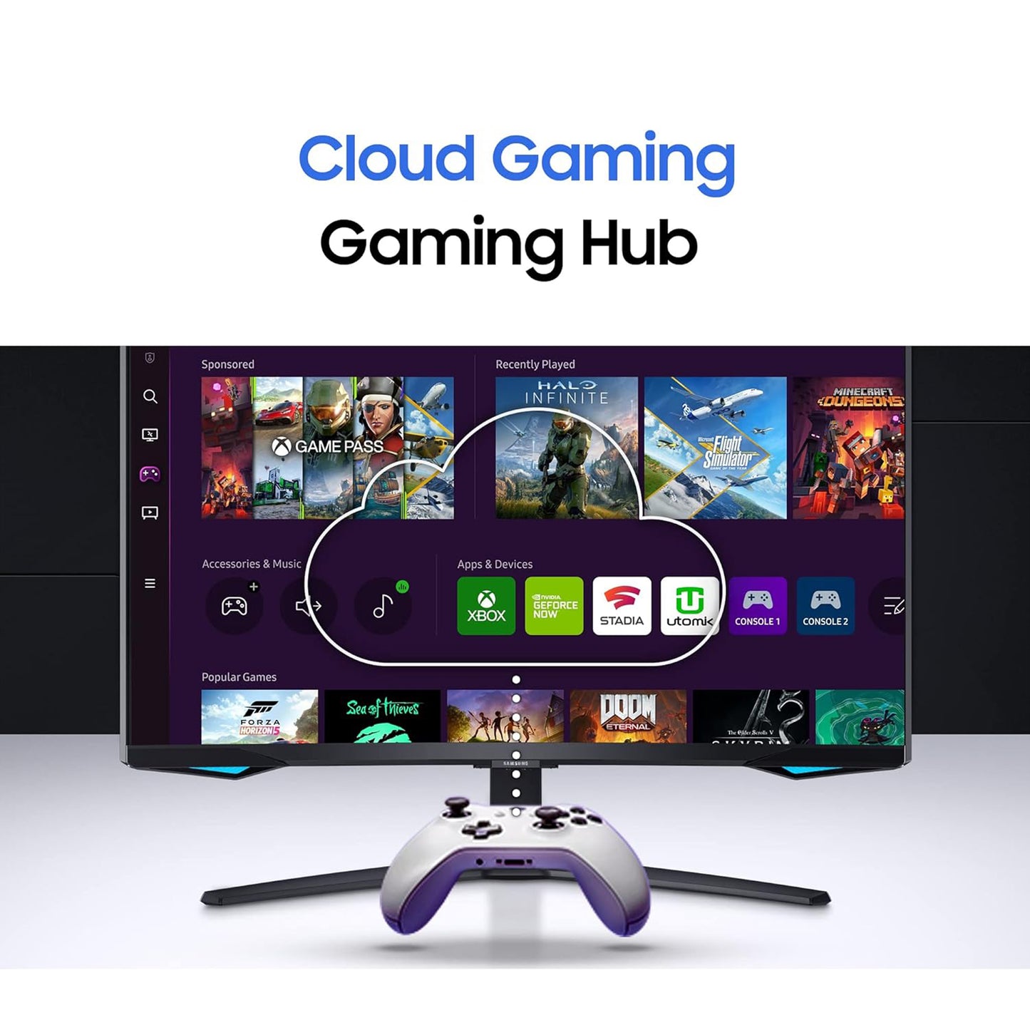 Samsung 27 inch Odyssey WQHD Gaming Monitor - 240Hz