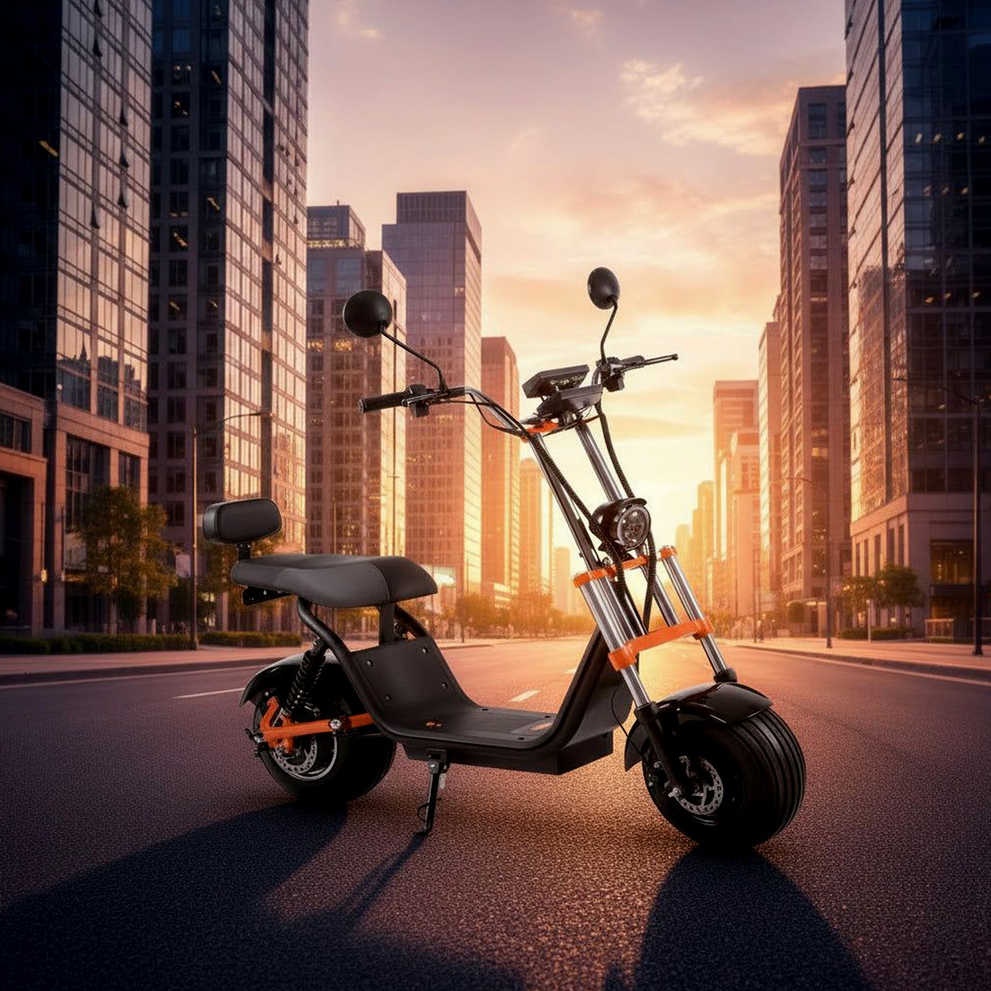 Kugoo Electric Scooter 1200W 40KM Range 50KM Speed, C2