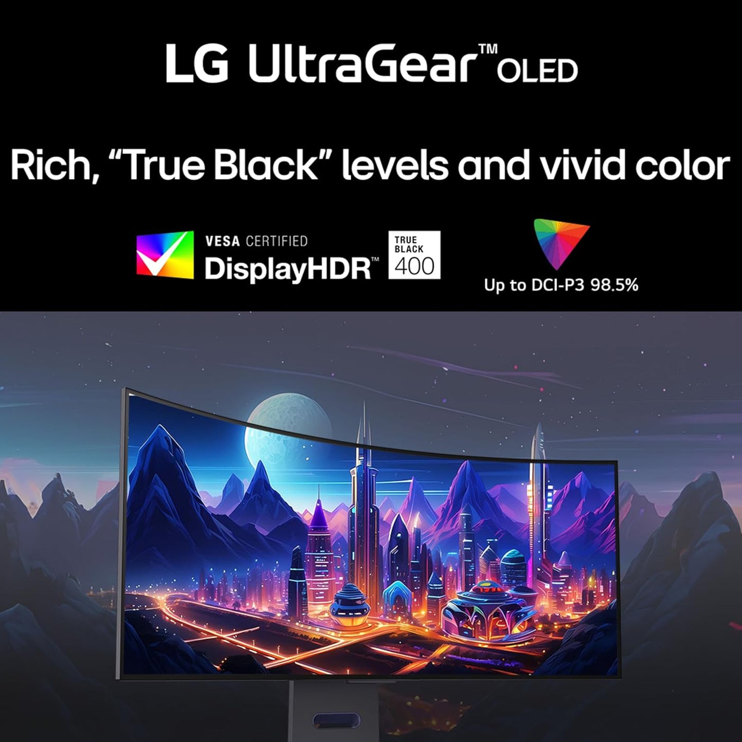 LG 45" Ultragear OLED Curved Gaming Monitor - 240Hz, 45GS95QE